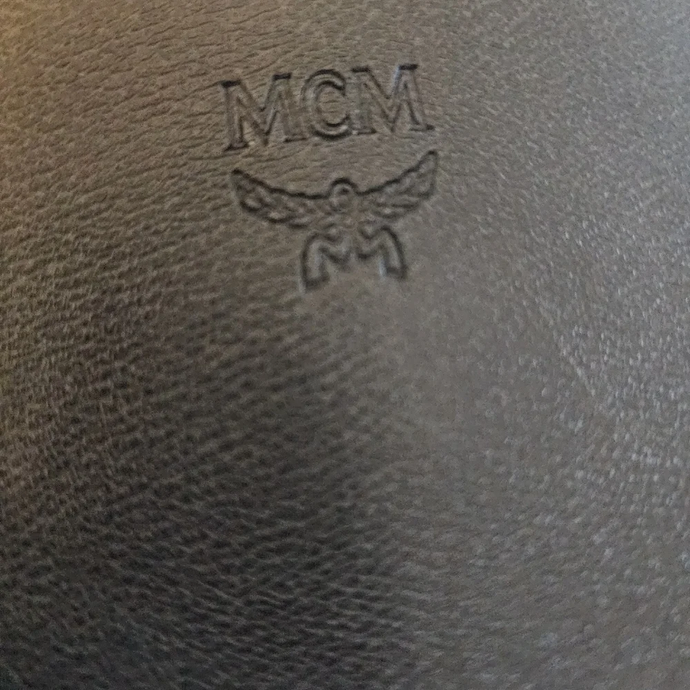 MCM Leather Briefcase Laptop Bag